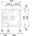 Кухонная мойка FRANKE mon 660 (061.057.020) (101.0010.282) пром. вариант неполир. мойка с вент. (902.456.008) (112.0006.274) Кухонная мойка FRANKE mon 660 (061.057.020) (101.0010.282) пром. вариант неполир. мойка с вент. (902.456.008) (112.0006.274)