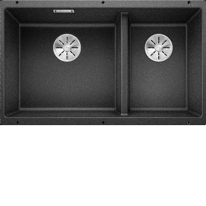 Кухонная мойка Blanco SUBLINE 430/270-U антрацит c отв.арм. InFino (арт.523151) Кухонная мойка Blanco SUBLINE 430/270-U антрацит c отв.арм. InFino (арт.523151)