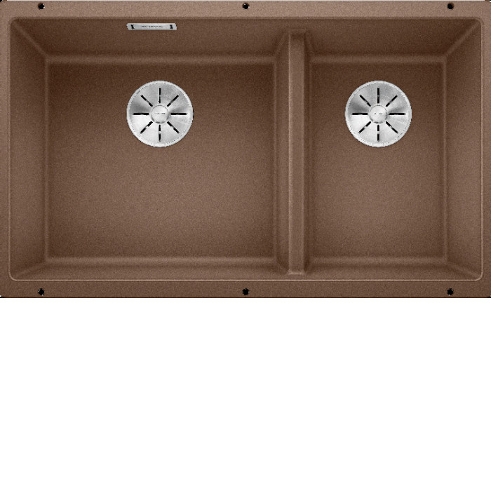 Кухонная мойка Blanco SUBLINE 430/270-U мускат c отв.арм. InFino (арт.523159) Кухонная мойка Blanco SUBLINE 430/270-U мускат c отв.арм. InFino (арт.523159)