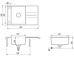 Мойка кухонная Teka Estela 50 B-TQ графит (art.40148081) Мойка кухонная Teka Estela 50 B-TQ графит (art.40148081)