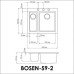 Кухонная мойка OMOIKIRI Bosen 59-2-DC (4993223)