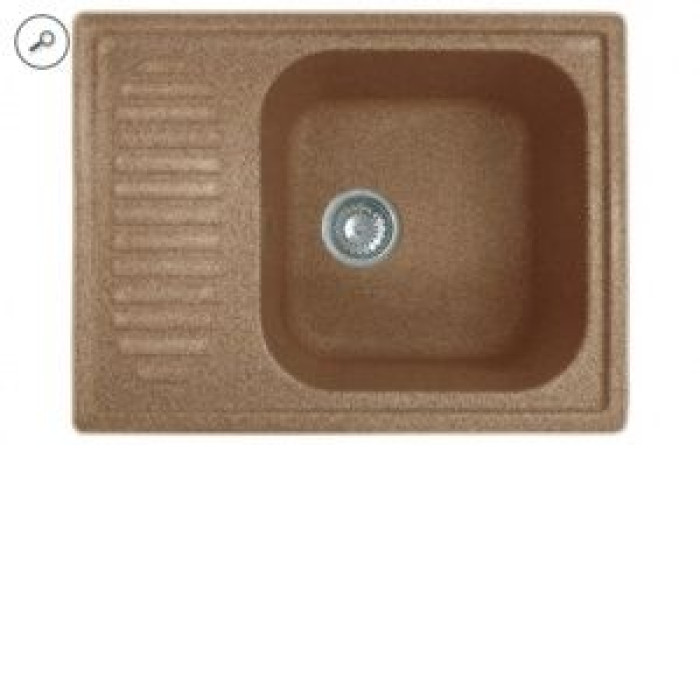 Мойка GRANFEST Standart GF-S645L (645х500) Терракот 307 с крылом 417587 Мойка GRANFEST Standart GF-S645L (645х500) Терракот 307 с крылом 417587