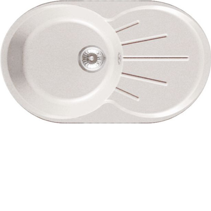 Мойка GRANFEST RONDO GF-R-750L чаша с крылом 750*460мм белый Мойка GRANFEST RONDO GF-R-750L чаша с крылом 750*460мм белый