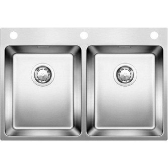 Кухонная мойка BLANCO ANDANO 340/340-IF-A 520832 нерж. сталь