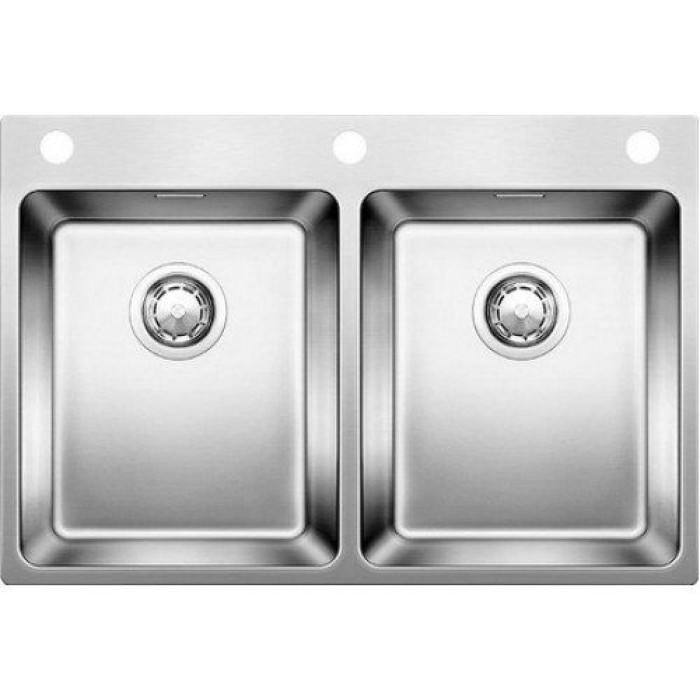 Кухонная мойка BLANCO ANDANO 340/340-IF-A 520832 нерж. сталь Кухонная мойка BLANCO ANDANO 340/340-IF-A 520832 нерж. сталь