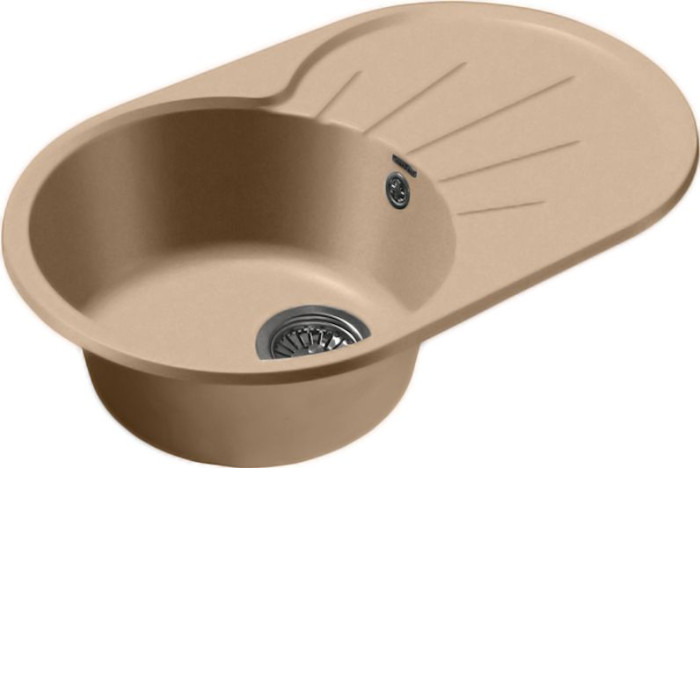 Кухонная мойка GRANFEST RONDO GF-R750L топаз