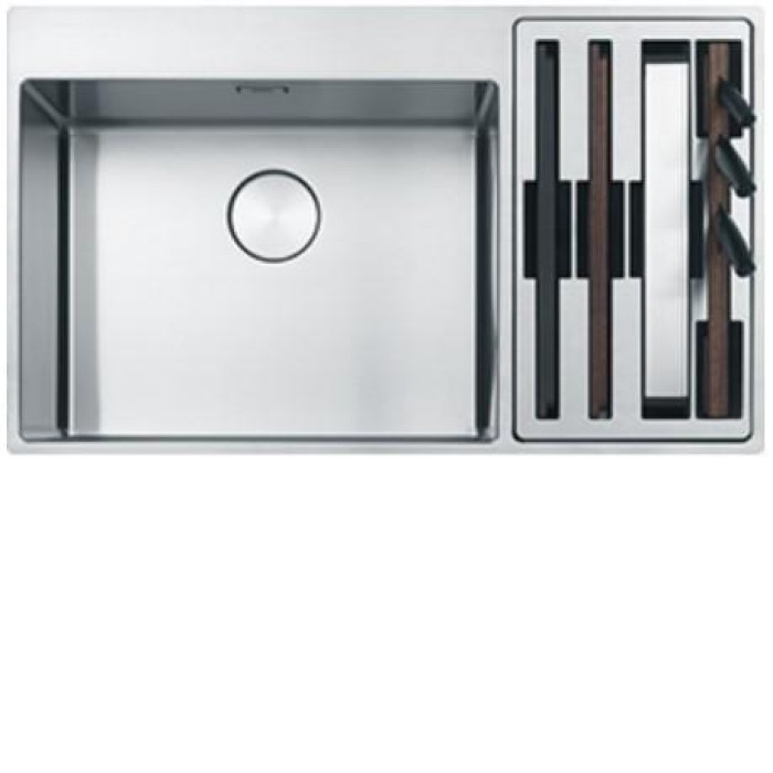 Кухонная мойка FRANKE Box Center BWX 220-54-27 TL рабочий центр слева Кухонная мойка FRANKE Box Center BWX 220-54-27 TL рабочий центр слева