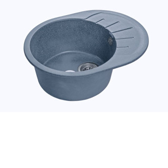 Кухонная мойка GRANFEST Rondo GF-R580L графит Кухонная мойка GRANFEST Rondo GF-R580L графит