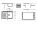 Мойка GRANFEST Standart GF-S780L топаз Мойка GRANFEST Standart GF-S780L топаз