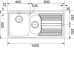 Кухонная мойка FRANKE llx 651 (101.0085.812) полированная правая