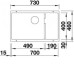 Кухонная мойка BLANCO subline 700-u level (518393) Кухонная мойка BLANCO subline 700-u level (518393)