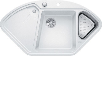 Мойка BLANCO 521256 DELTA SIRANIT БЕЛЫЙ С КЛАПАНОМ-АВТОМАТОМ