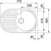 Кухонная мойка FRANKE rog 611 миндаль (114.0313.326) Кухонная мойка FRANKE rog 611 миндаль (114.0313.326)