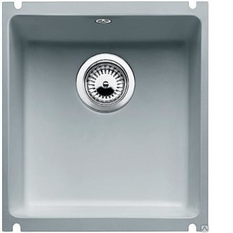 Кухонная мойка BLANCO 516041 subline 375-u керамика серый алюминий