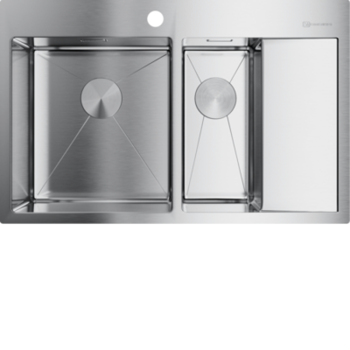 Кухонная мойка OMOIKIRI Akisame 78-2-IN-L(арт.4973062) Кухонная мойка OMOIKIRI Akisame 78-2-IN-L(арт.4973062)
