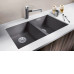 Кухонная мойка Blanco SUBLINE 350/350-U SILGRANIT алюметаллик с отв.арм. InFino (арт.523576) Кухонная мойка Blanco SUBLINE 350/350-U SILGRANIT алюметаллик с отв.арм. InFino (арт.523576)