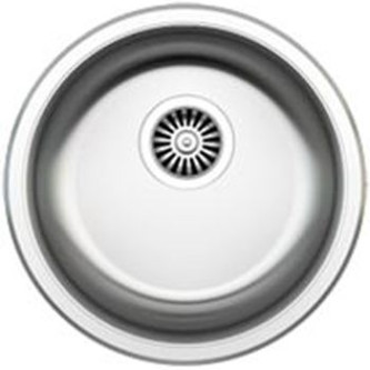 Кухонная мойка Zigmund & Shtain Kreis 435.6 polished с сифоном