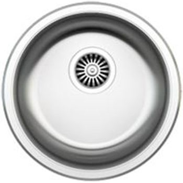 Кухонная мойка Zigmund & Shtain Kreis 435.6 polished с сифоном Кухонная мойка Zigmund & Shtain Kreis 435.6 polished с сифоном