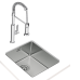 Мойка кухонная Teka BE LINEA RS15 34.40 (art.115000008)