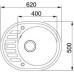 Кухонная мойка FRANKE rog 611 c (114.0192.507) графит