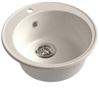Кухонная мойка GRANFEST QUARZ GF-Z 08 D480 белый Кухонная мойка GRANFEST QUARZ GF-Z 08 D480 белый