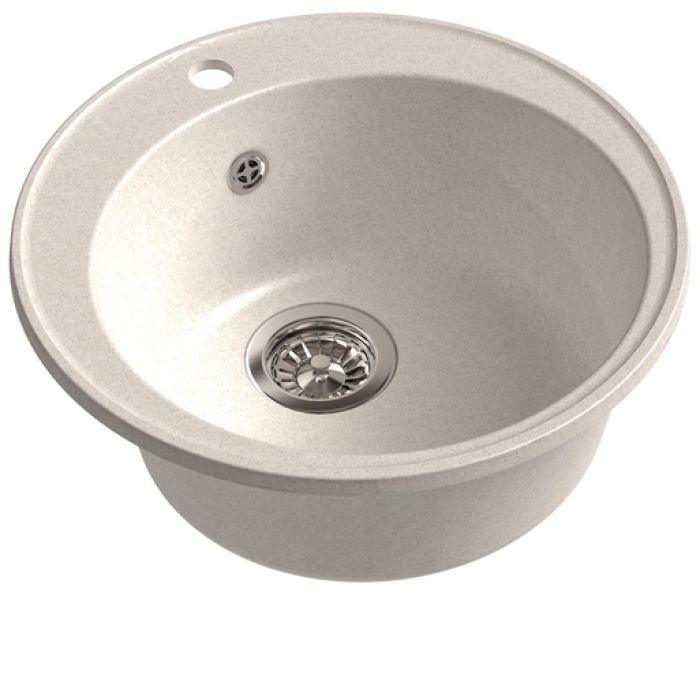 Кухонная мойка GRANFEST QUARZ GF-Z 08 D480 белый Кухонная мойка GRANFEST QUARZ GF-Z 08 D480 белый
