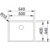 Кухонная мойка BLANCO CLARON 500-U 521577 нерж. сталь