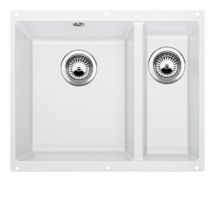 Кухонная мойка BLANCO subline 350/150-u ceramic puraplus глянцевый белый