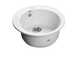 Кухонная мойка GRANFEST Rondo GF-R520 иней Кухонная мойка GRANFEST Rondo GF-R520 иней