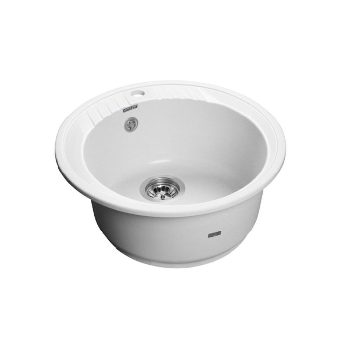Кухонная мойка GRANFEST Rondo GF-R520 иней Кухонная мойка GRANFEST Rondo GF-R520 иней