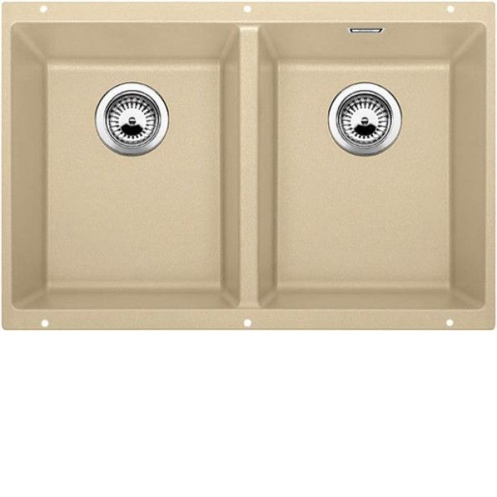 Кухонная мойка Blanco SUBLINE 350/350-U SILGRANIT отводная арматура InFino® шампань гранит 523580 Кухонная мойка Blanco SUBLINE 350/350-U SILGRANIT отводная арматура InFino® шампань гранит 523580