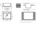 Кухонная мойка GRANFEST Quadro GF-Q560 топаз Кухонная мойка GRANFEST Quadro GF-Q560 топаз