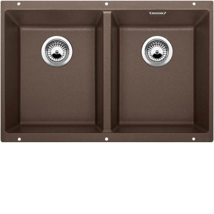 Кухонная мойка Blanco SUBLINE 350/350-U SILGRANIT кофе с отв.арм. InFino (арт.523583) Кухонная мойка Blanco SUBLINE 350/350-U SILGRANIT кофе с отв.арм. InFino (арт.523583)