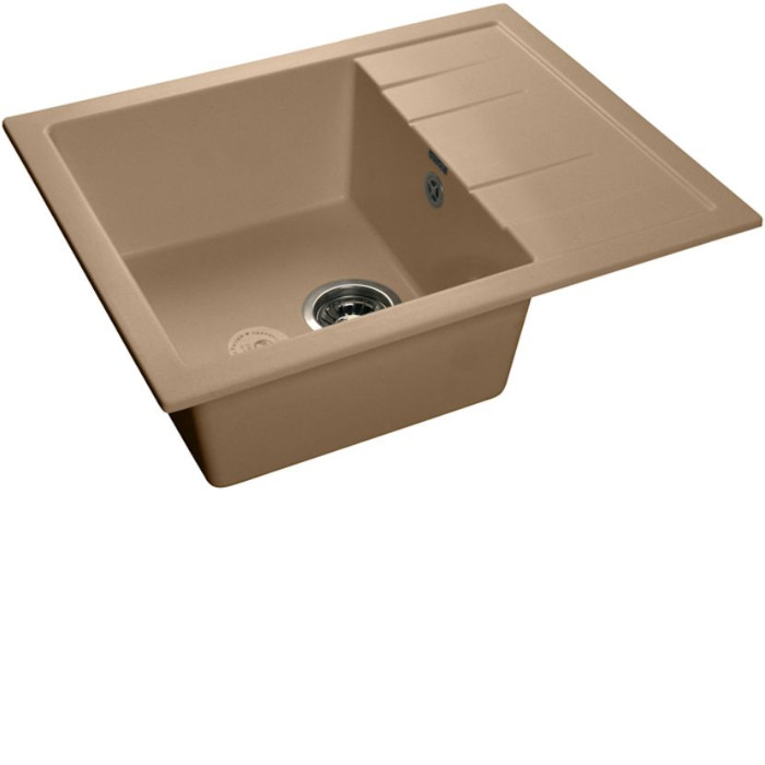 Мойка GRANFEST QUADRO GF-Q-650L топаз