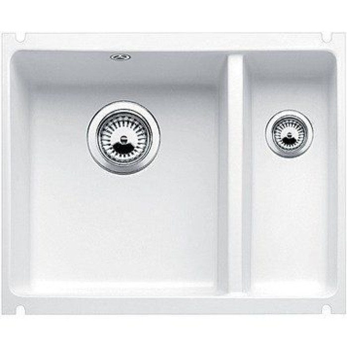 Кухонная мойка BLANCO 514529 subline 350/150-u керамика глянцевый белый puraplus Кухонная мойка BLANCO 514529 subline 350/150-u керамика глянцевый белый puraplus