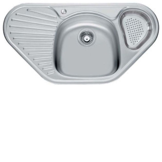 Кухонная мойка FRANKE mol 651 e (059.101.010) (101.0010.164) угловая мойка с эксц. вент (902.485.007) (112.0013.866)