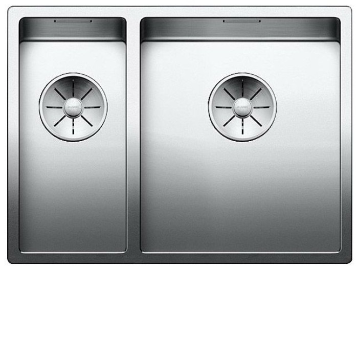 Кухонная мойка BLANCO CLARON 340/180-U 521610 нерж. сталь Кухонная мойка BLANCO CLARON 340/180-U 521610 нерж. сталь