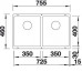 Кухонная мойка Blanco SUBLINE 350/350-U SILGRANIT жемчужный с отв.арм. InFino (арт.523577) Кухонная мойка Blanco SUBLINE 350/350-U SILGRANIT жемчужный с отв.арм. InFino (арт.523577)