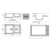 Кухонная мойка GRANFEST Practic GF-P780K графит Кухонная мойка GRANFEST Practic GF-P780K графит