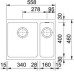 Кухонная мойка FRANKE kbg 160 3 5 под столешницу миндаль (125.0302.774) Кухонная мойка FRANKE kbg 160 3 5 под столешницу миндаль (125.0302.774)
