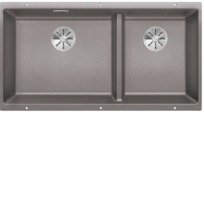 Кухонная мойка Blanco SUBLINE 480/320-U алюметаллик c отв.арм. InFino (арт.523586) Кухонная мойка Blanco SUBLINE 480/320-U алюметаллик c отв.арм. InFino (арт.523586)