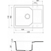 Мойка OMOIKIRI Yonaka 65-BL Artgranit/черный 4993348