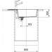 Кухонная мойка FRANKE S2D 611-78 XL /435 цвет оникс Кухонная мойка FRANKE S2D 611-78 XL /435 цвет оникс