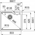 Кухонная мойка FRANKE Urban UBG 610-56 сахара Кухонная мойка FRANKE Urban UBG 610-56 сахара