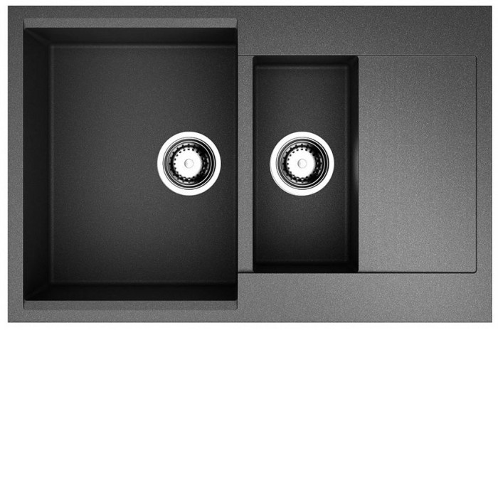 Мойка OMOIKIRI Daisen 78-2-BL Artgranit/черный 4993334