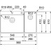 Кухонная мойка FRANKE Box Center BWX 220-54-27 TL рабочий центр справа Кухонная мойка FRANKE Box Center BWX 220-54-27 TL рабочий центр справа