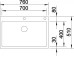 Кухонная мойка Blanco CLARON 700-IF/A Durinox® отводная арматура InFino®нержавеющая сталь Durinox 523394 Кухонная мойка Blanco CLARON 700-IF/A Durinox® отводная арматура InFino®нержавеющая сталь Durinox 523394