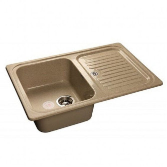 Мойка GRANFEST Standart GF-S780L (780х500) Песочный 302 с крылом 428343