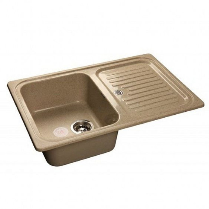 Мойка GRANFEST Standart GF-S780L (780х500) Песочный 302 с крылом 428343 Мойка GRANFEST Standart GF-S780L (780х500) Песочный 302 с крылом 428343