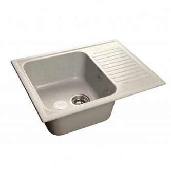 Мойка GRANFEST Standart GF-S645L (645х500) Серый 310 с крылом 417589